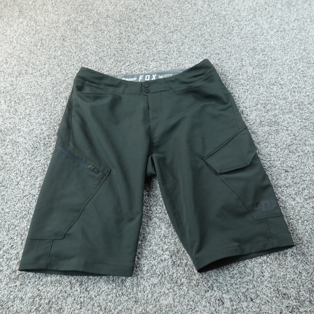 Fox Racing Shorts Mens 30 Black Gray Ranger Cargo Utility Outdoor Motocross BMX